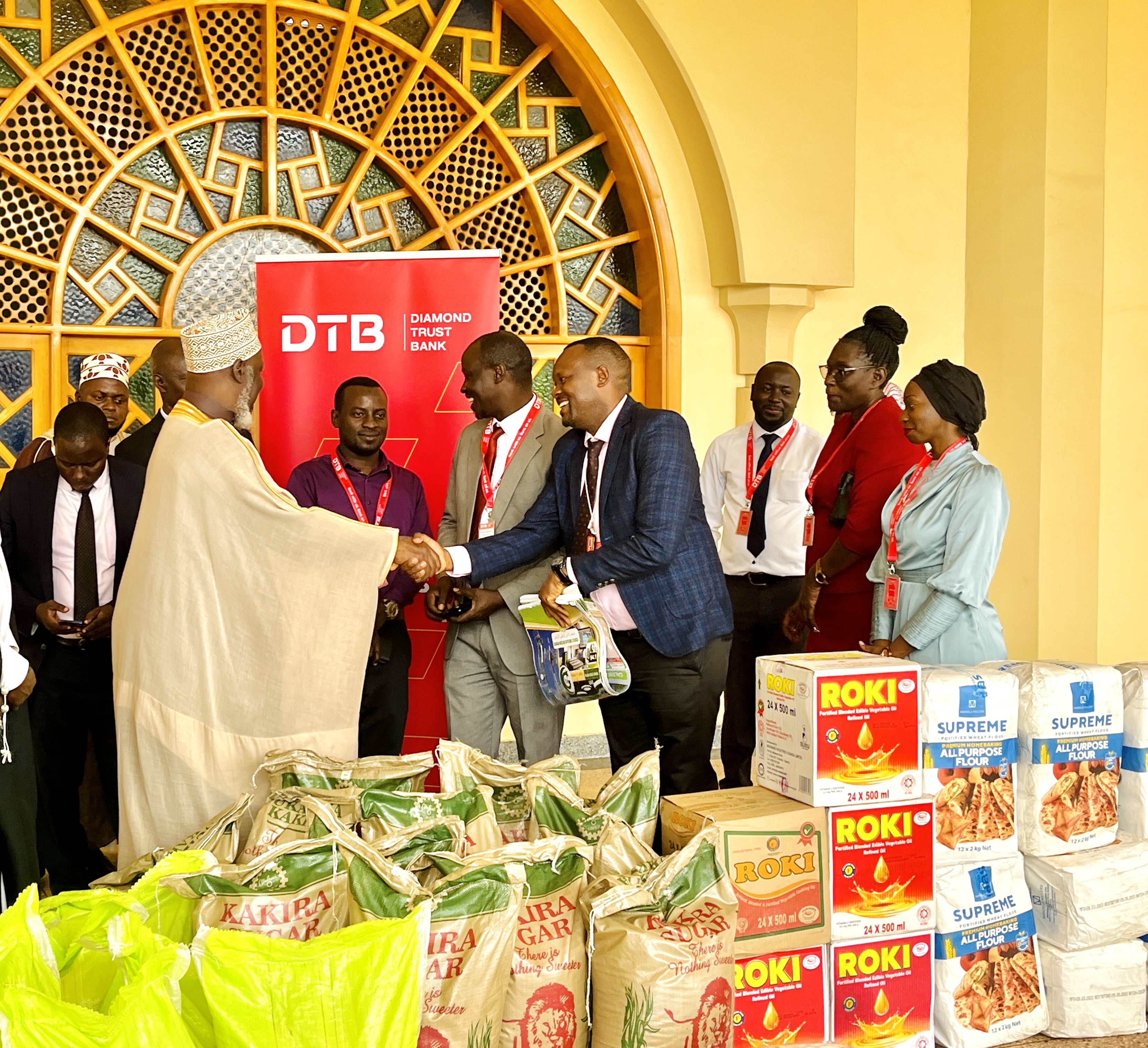 DTB Bequeaths Food Items to the Muslim Community in Kampala